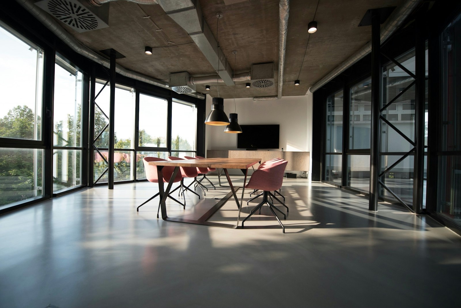 Open office floor where a pilot device can sit